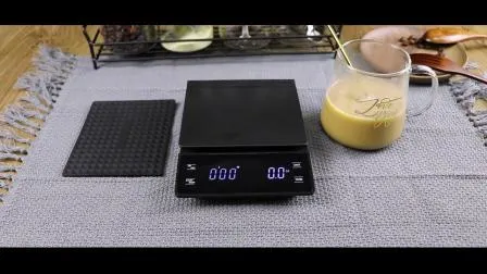 Touch screen LED in plastica ABS Timer per bilancia da caffè per alimenti da 3 kg